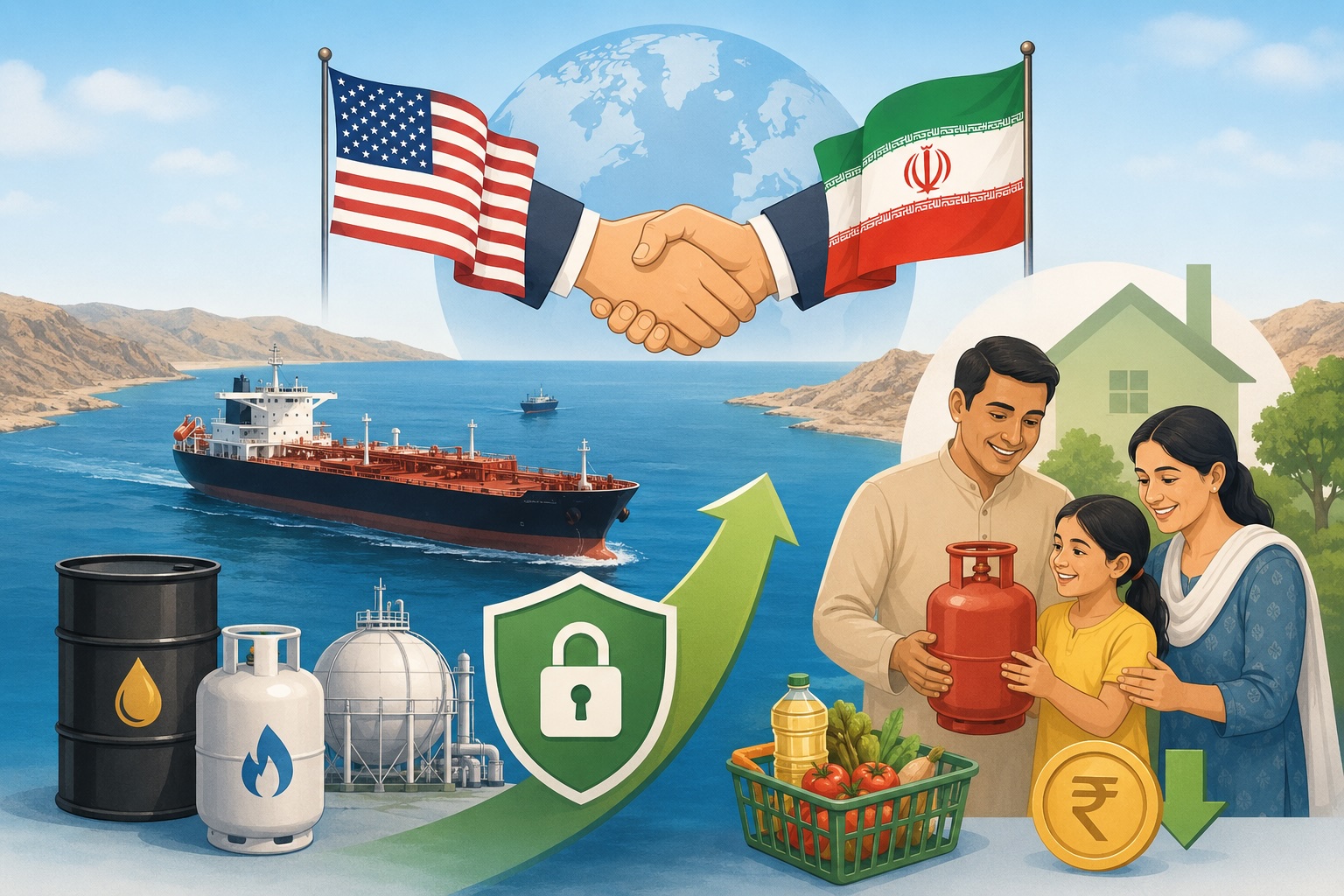 US-Iran peace deal and Strait of Hormuz energy security for India