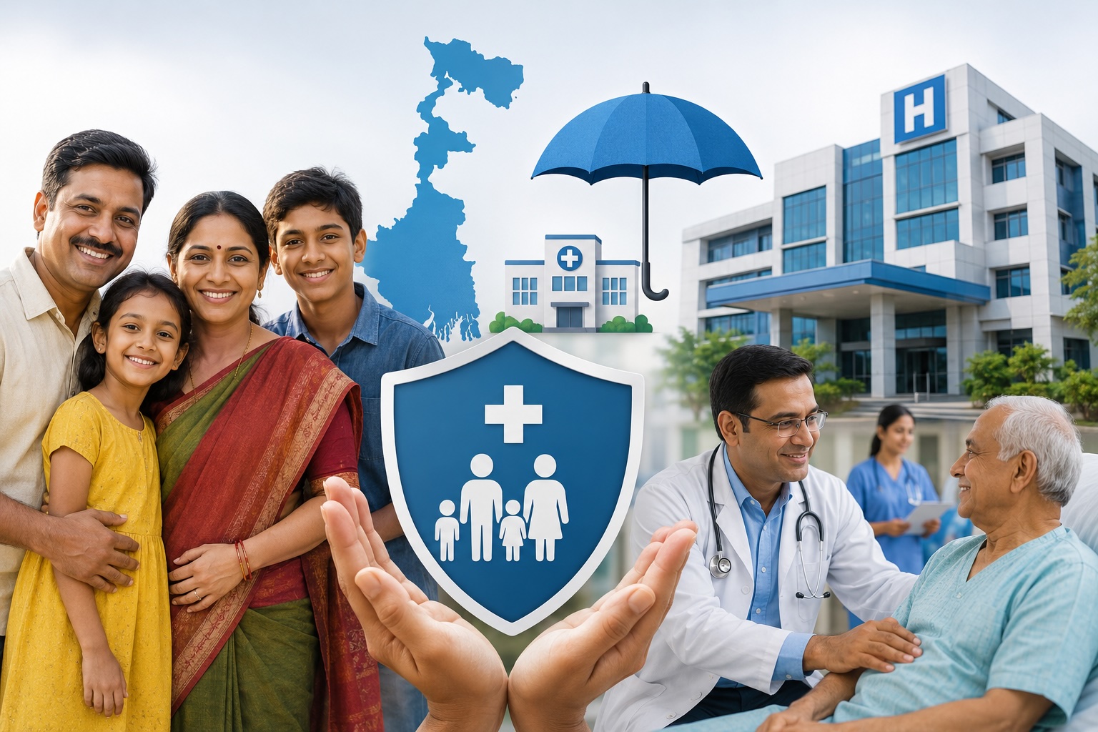 West Bengal families and doctors benefiting from Ayushman Bharat health coverage